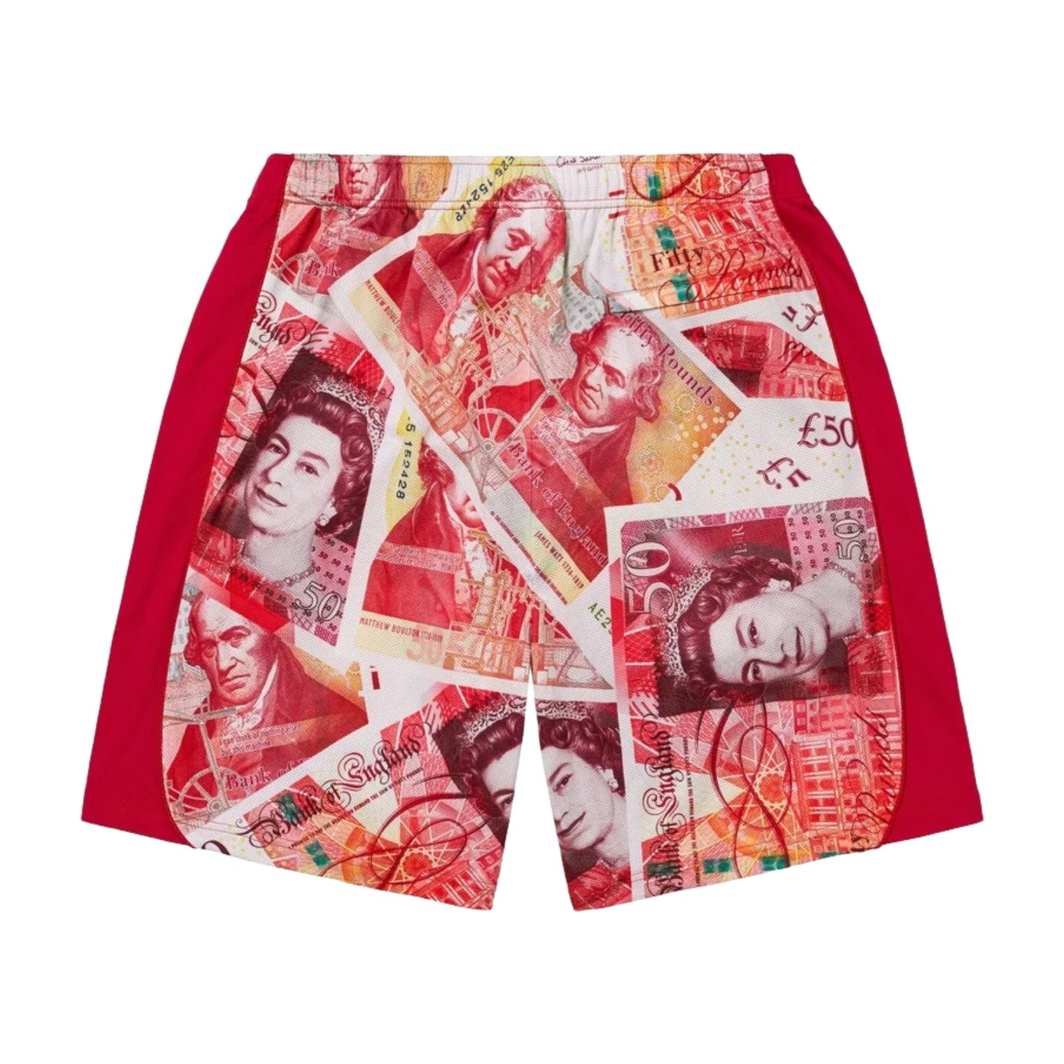 Футбольные шорты Supreme FW25 Pounds 'Red' — фото 2