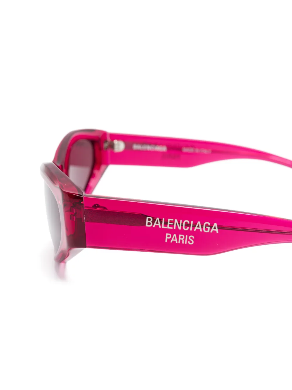 Солнцезащитные очки в оправе 'кошачий глаз' Balenciaga Eyewear, розовый — фото 3