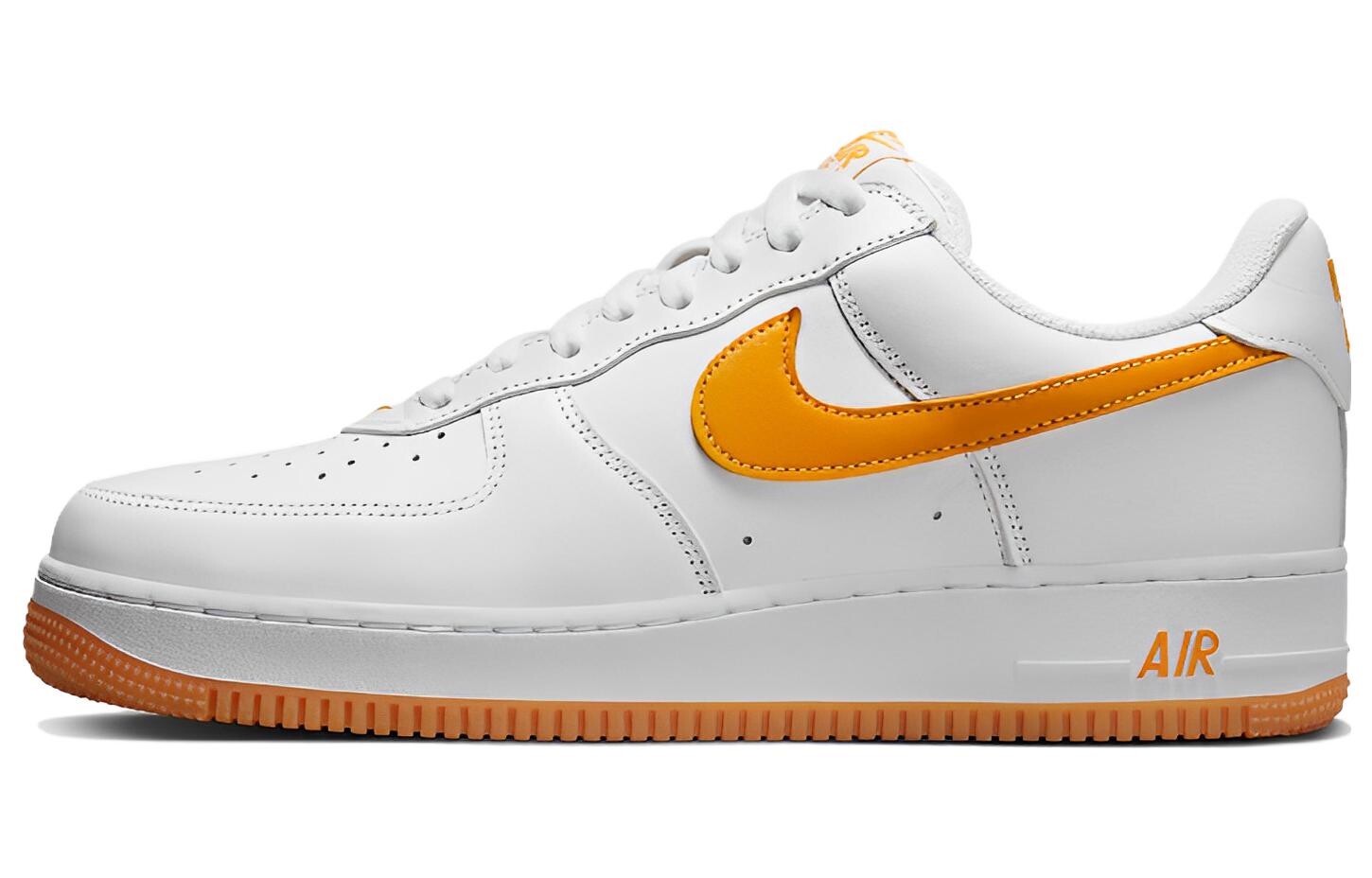

Nike Air Force 1 Low Водонепроницаемые белые университетские золотистые резиновые желтые кроссовки, Желтый, Nike Air Force 1 Low Водонепроницаемые белые университетские золотистые резиновые желтые кроссовки