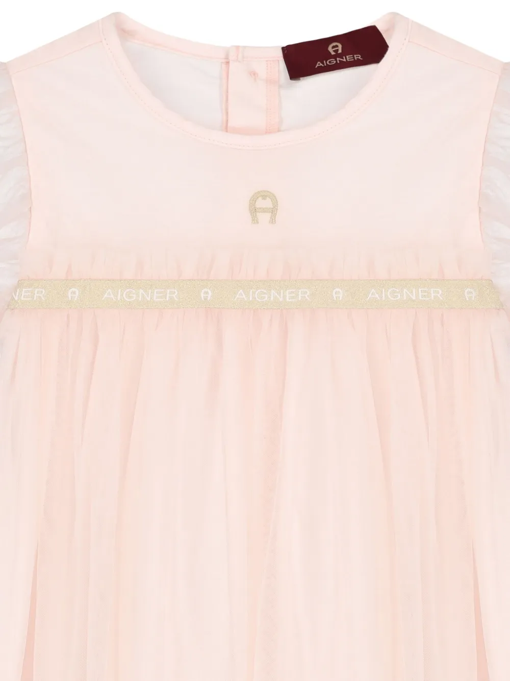 Платье из тюля Aigner Kids, розовый — фото 3