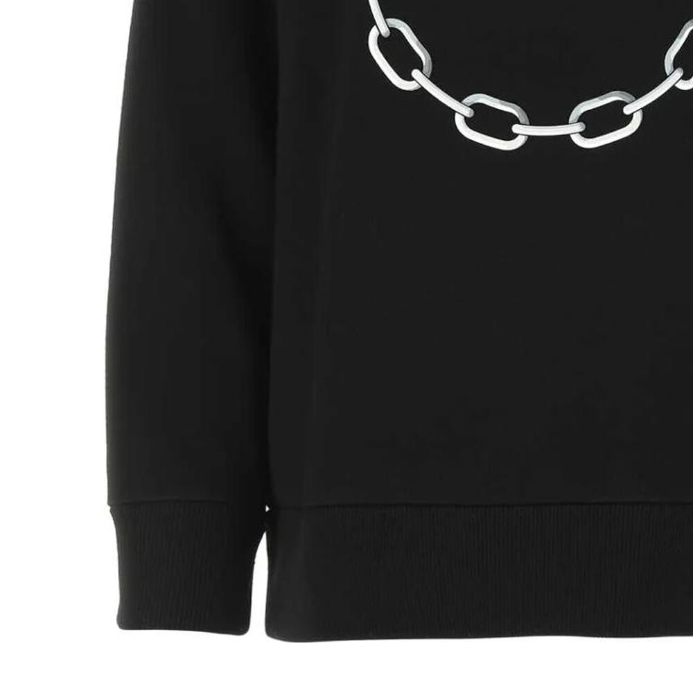 Свитер Burberry Chain Printed, черный — фото 4