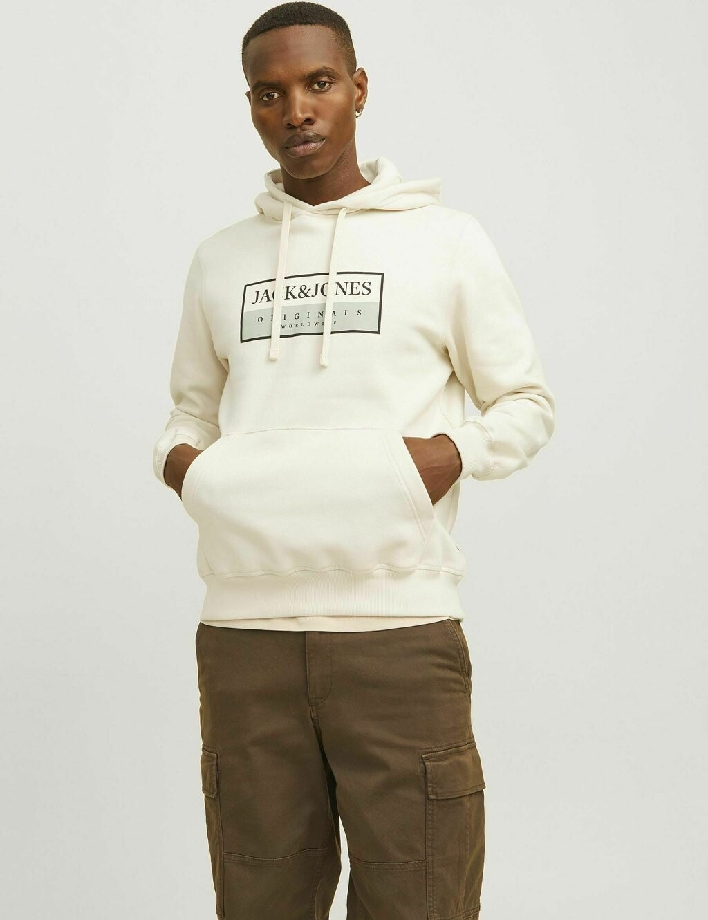 

Толстовка LOGO Jack & Jones, бежевый