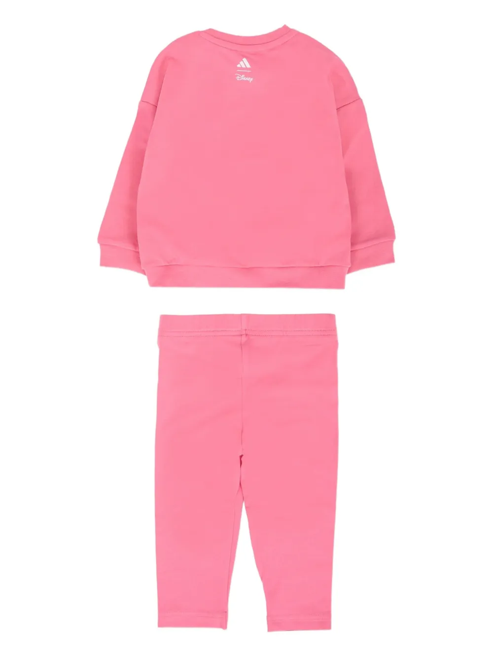 Спортивный костюм с логотипом Disney Adidas Kids, розовый — фото 2