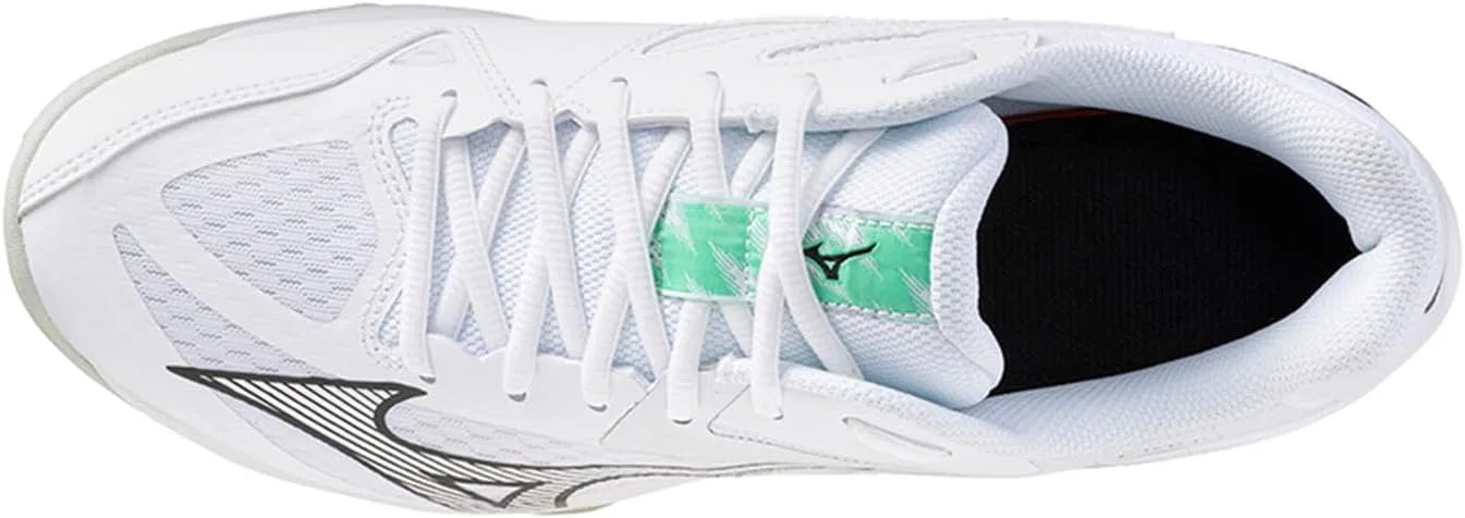 Мужские волейбольные кроссовки Mizuno Thunder Blade Z, White Black Frozen Emerald — фото 4