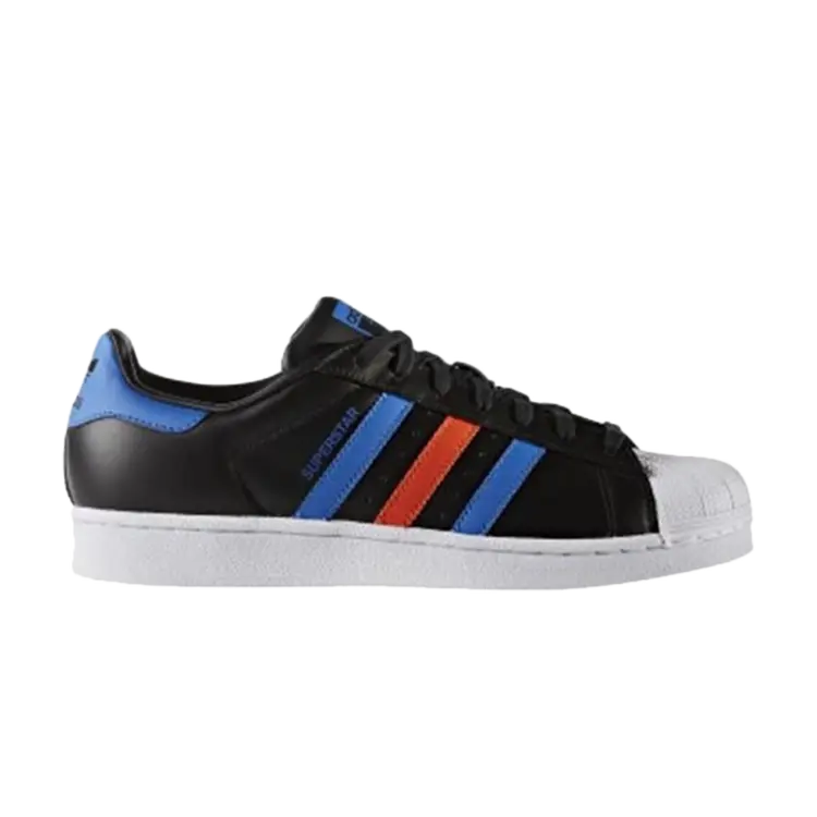 

Кроссовки Adidas Superstar 'Black Blue Red', черный