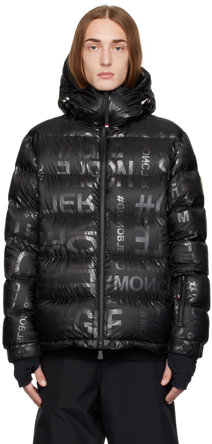 

Moncler Grenoble Черный Пуховик Isorno