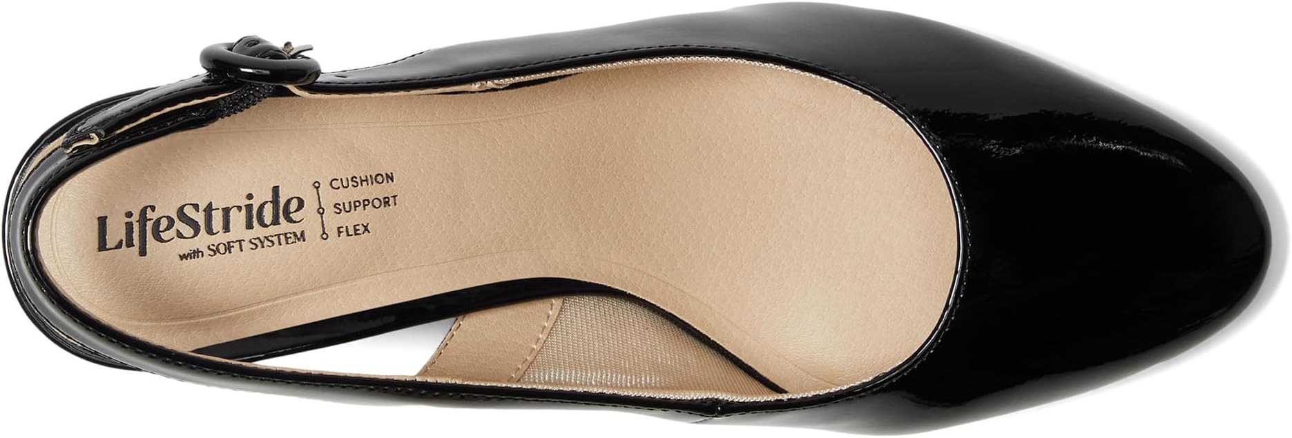 Туфли LifeStride Women's Tia, Black Faux Leather — фото 2