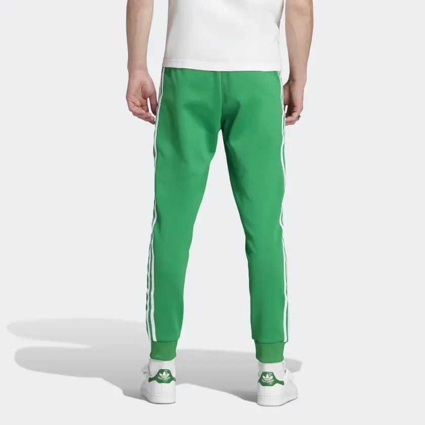 ADICOLOR Трикотажные спортивные штаны мужские зеленые Adidas Originals, зеленый — фото 3