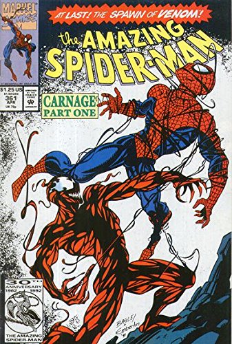 

The Amazing Spider-man : The Last Spawn of Venom : Carnage Part One - Issue Number 361 - April 1992 (Marvel Comics)