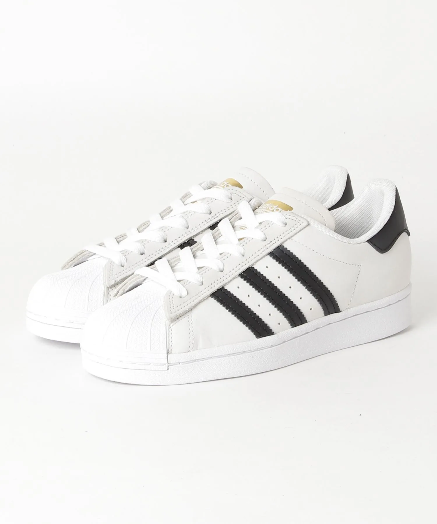 Унисекс кроссовки Superstar из натуральной кожи adidas Originals белые — фото 4