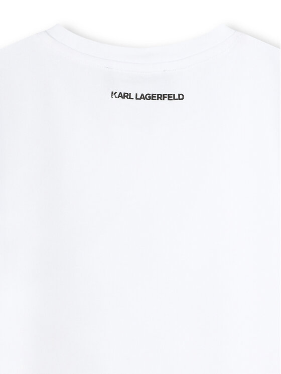 Футболка обычного кроя Z30489 D Karl Lagerfeld Kids, белый — фото 4