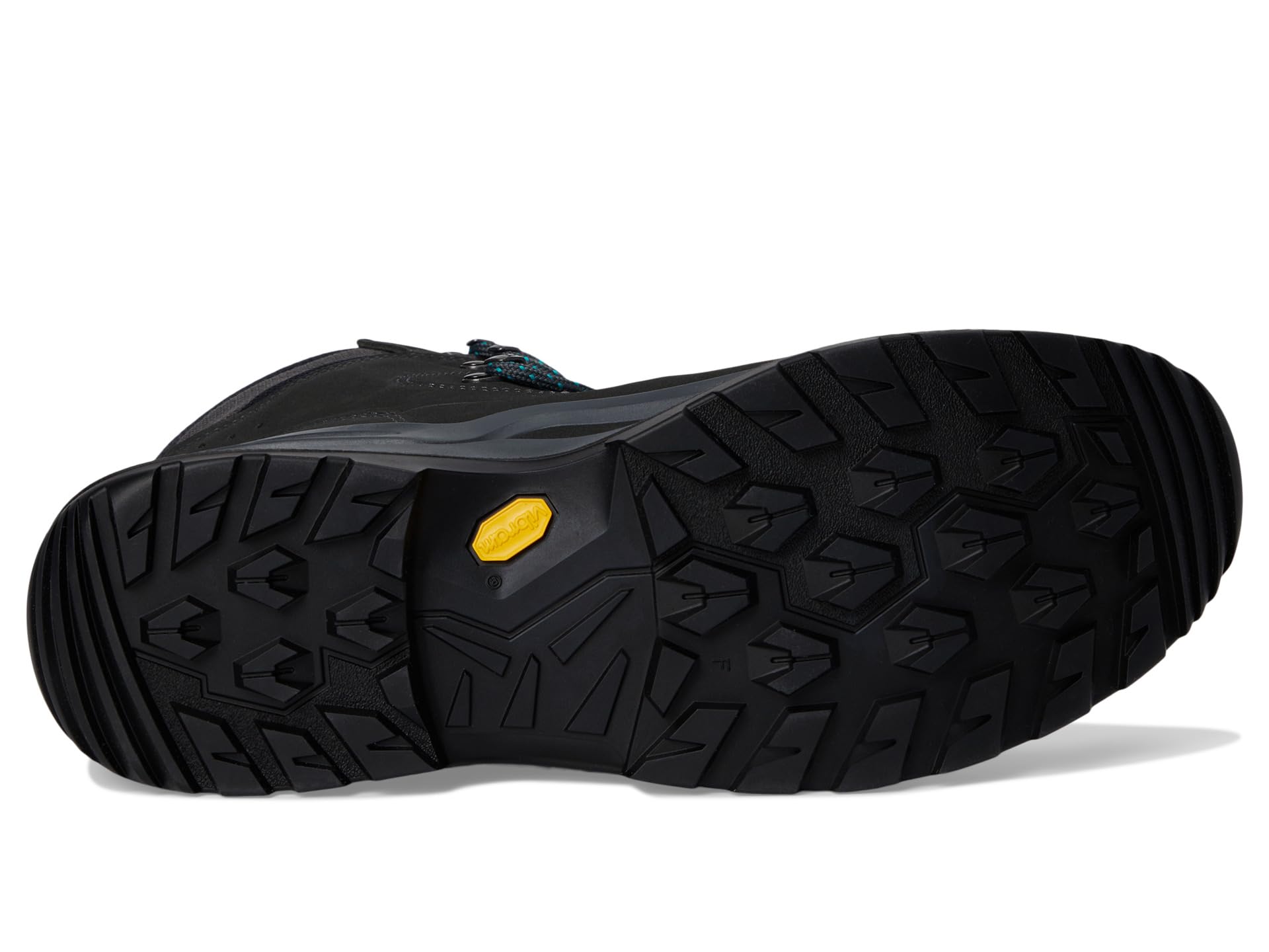 Ботинки женские Lowa Renegade EVO GTX Mid трекинговые на шнуровке, синий/черный — фото 3