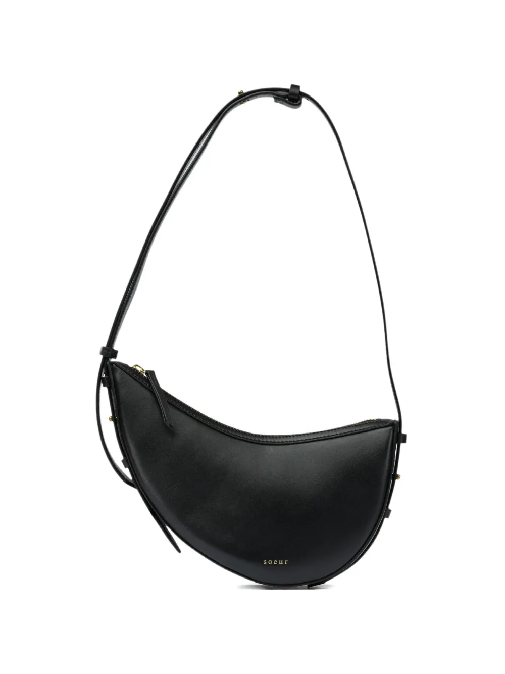 

Мини-сумка Wino с изогнутым плечевым ремнем Soeur, черный