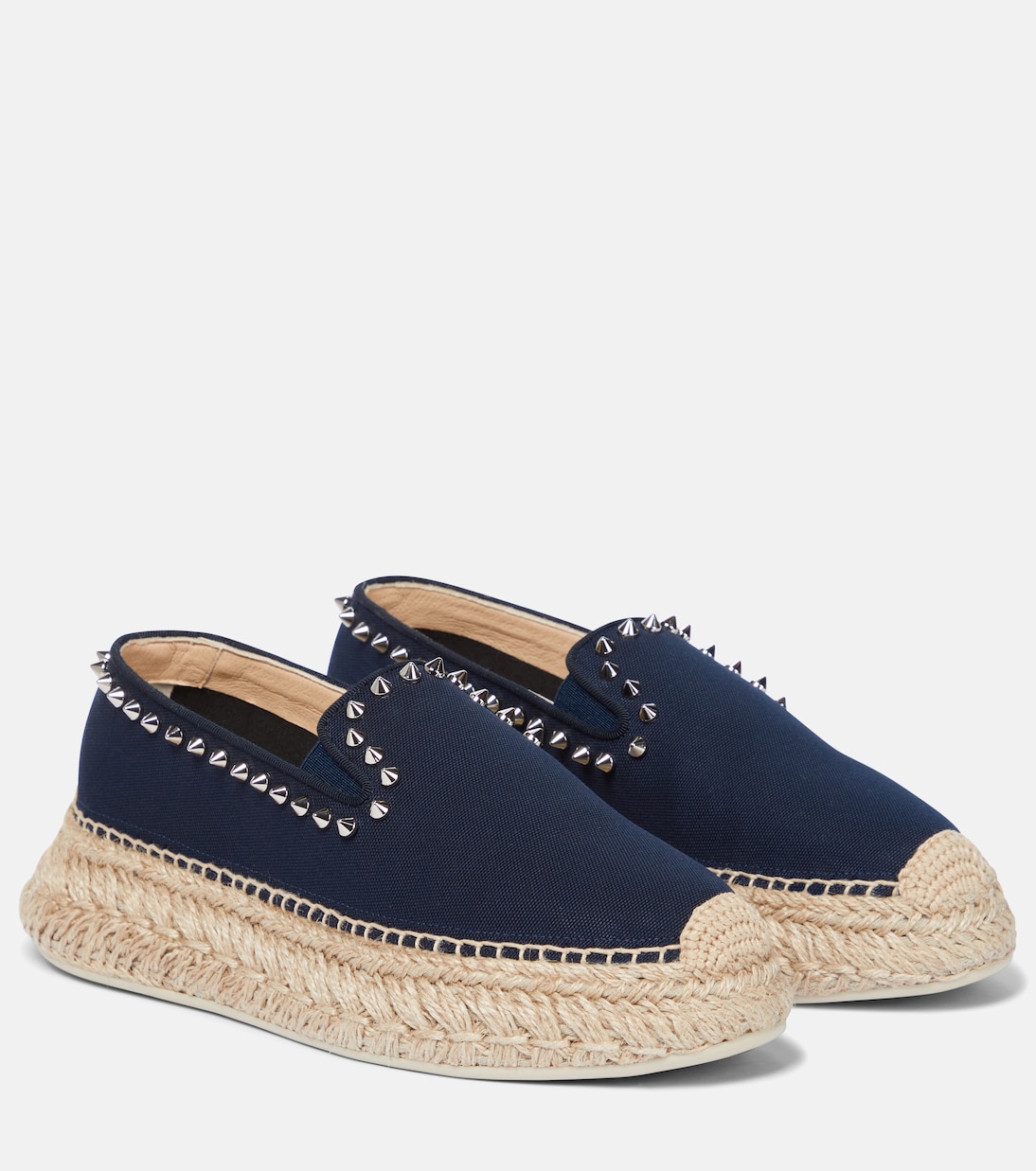 Эспадрильи Espasneak на платформе с шипами Christian Louboutin