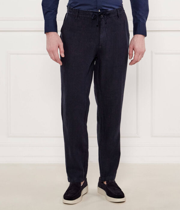 

Льняные брюки Regular fit Aeronautica Militare, синий