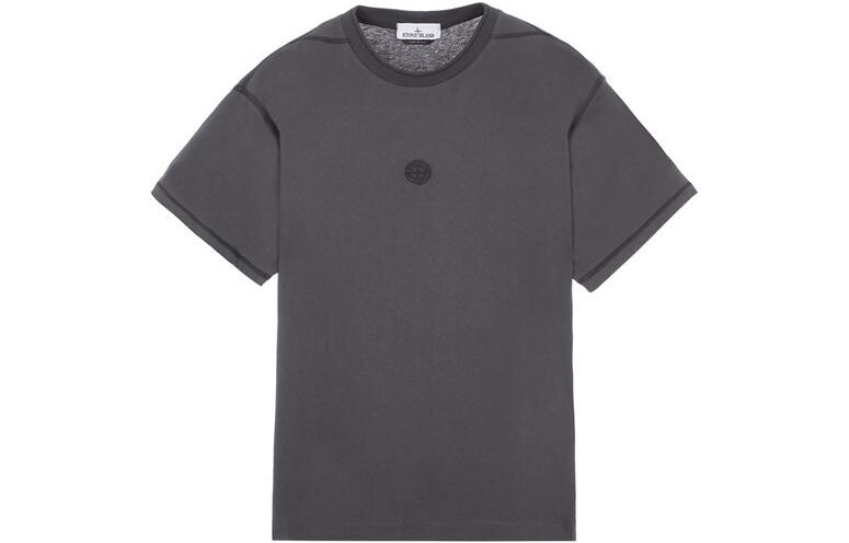 

Футболка мужская стально-серая Stone Island, серый