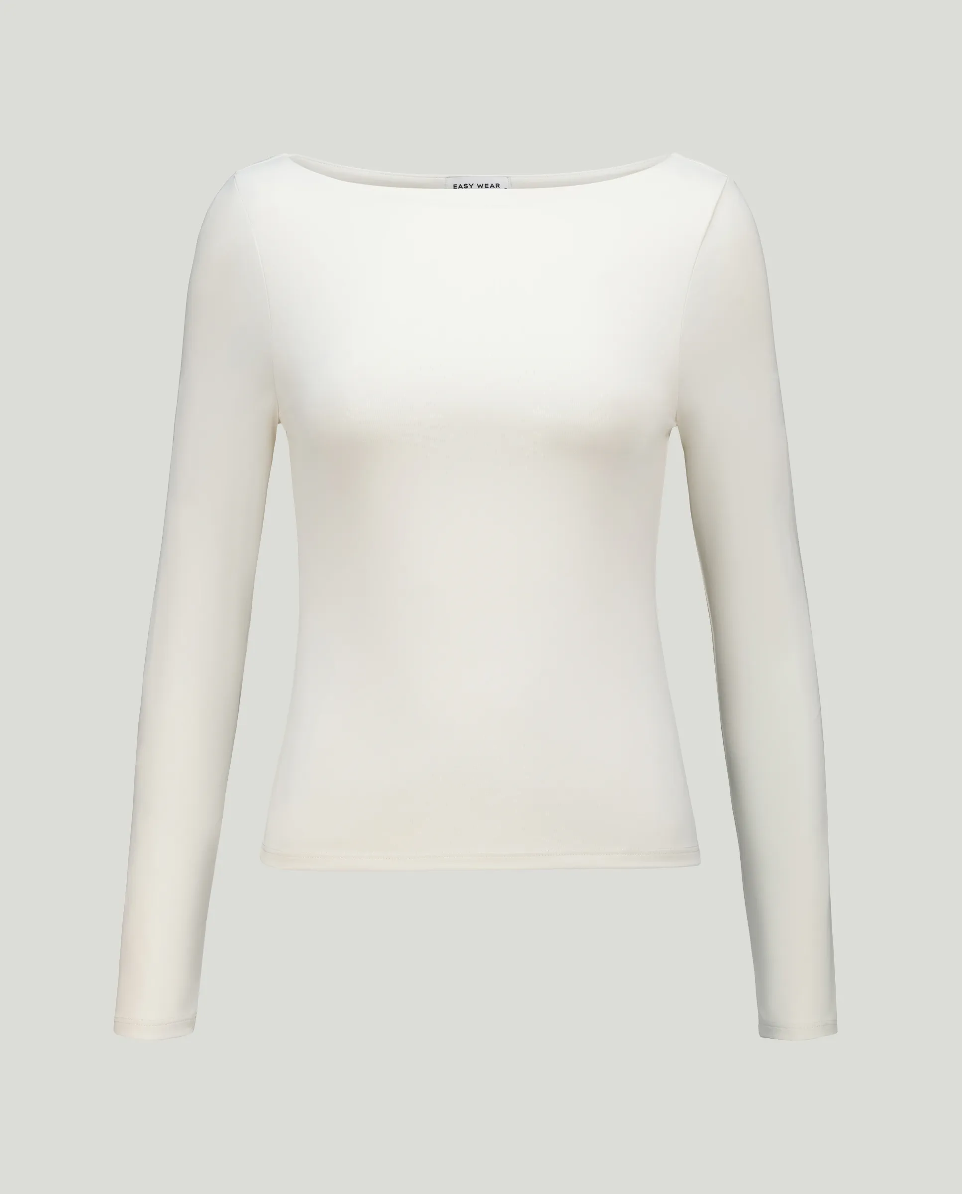 

Женская футболка с длинным рукавом и лодочкой Easy Wear, песочный