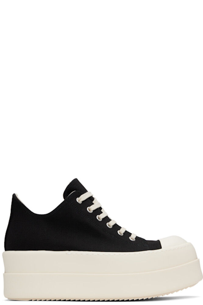 

Черные кроссовки Hollywood Double Bumper Low Sneaks Rick Owens DRKSHDW