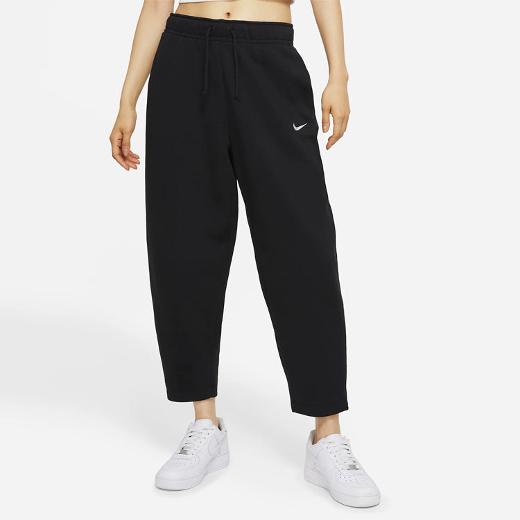 Спортивные брюки (WMNS) Nike Sportswear Collection Essentials Curve Pants Black DD5637-010 — фото 4