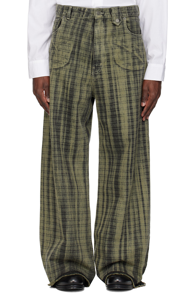 

Мешковатые джинсы Egonlab, цвет tartan denim