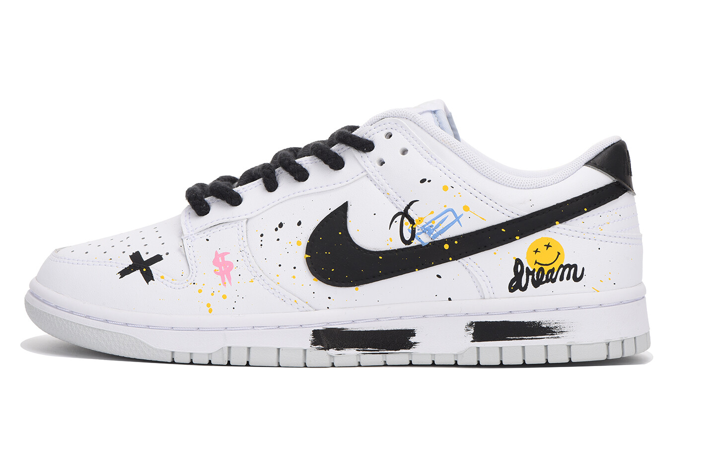 

Кроссовки Nike Dunk Skateboard Shoes Men Low-Top Black