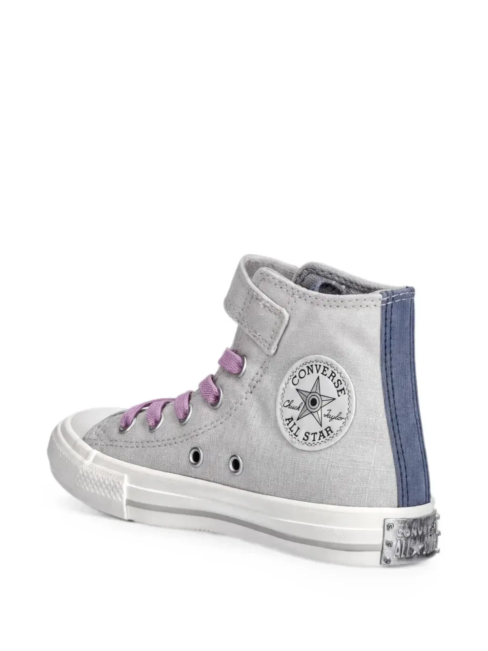 Кроссовки с принтом X Наруто Шиппуден Converse Kids, серый — фото 3
