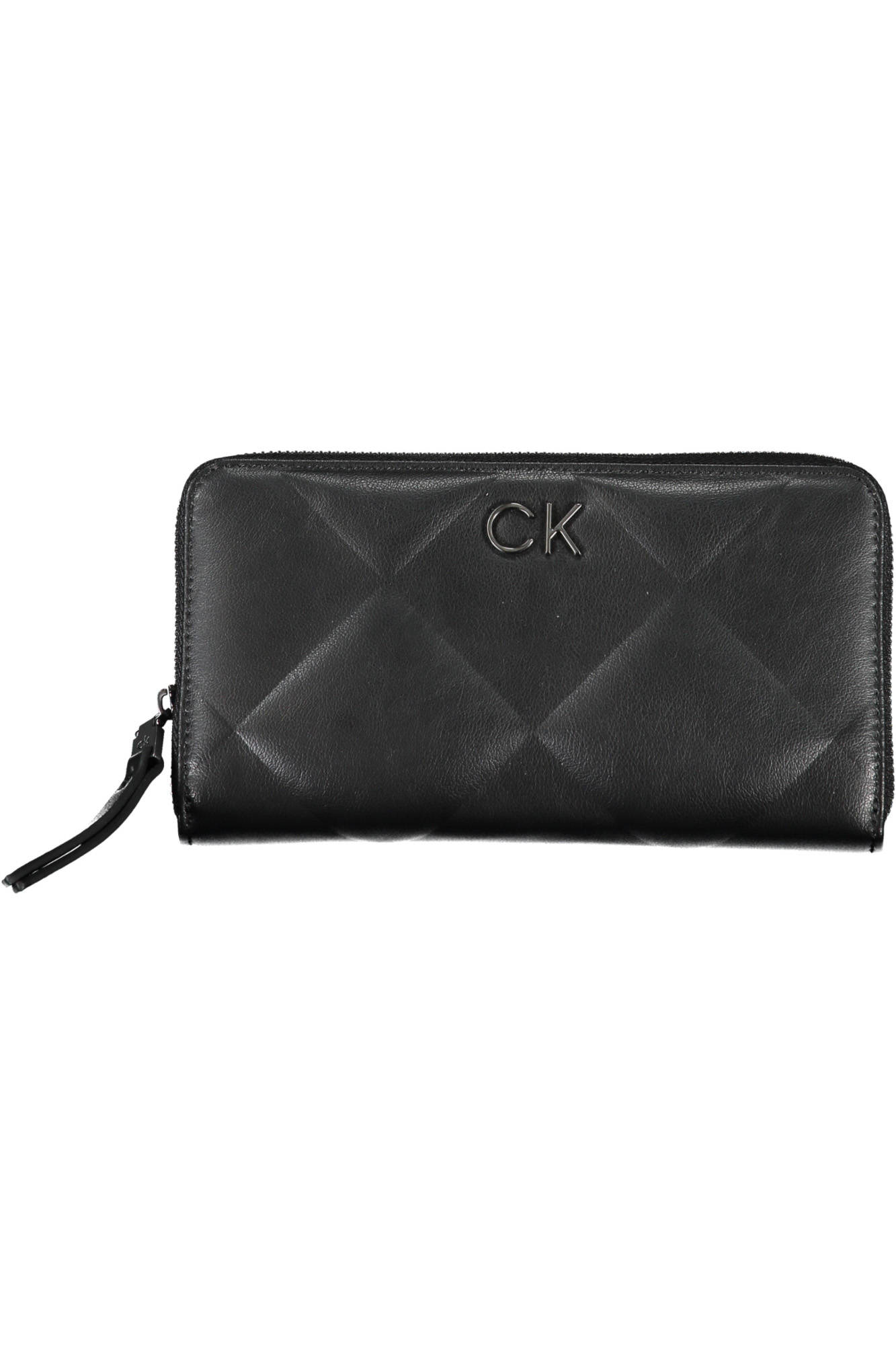

Женский кошелек Calvin Klein фактурный на молнии с логотипом бренда, черный