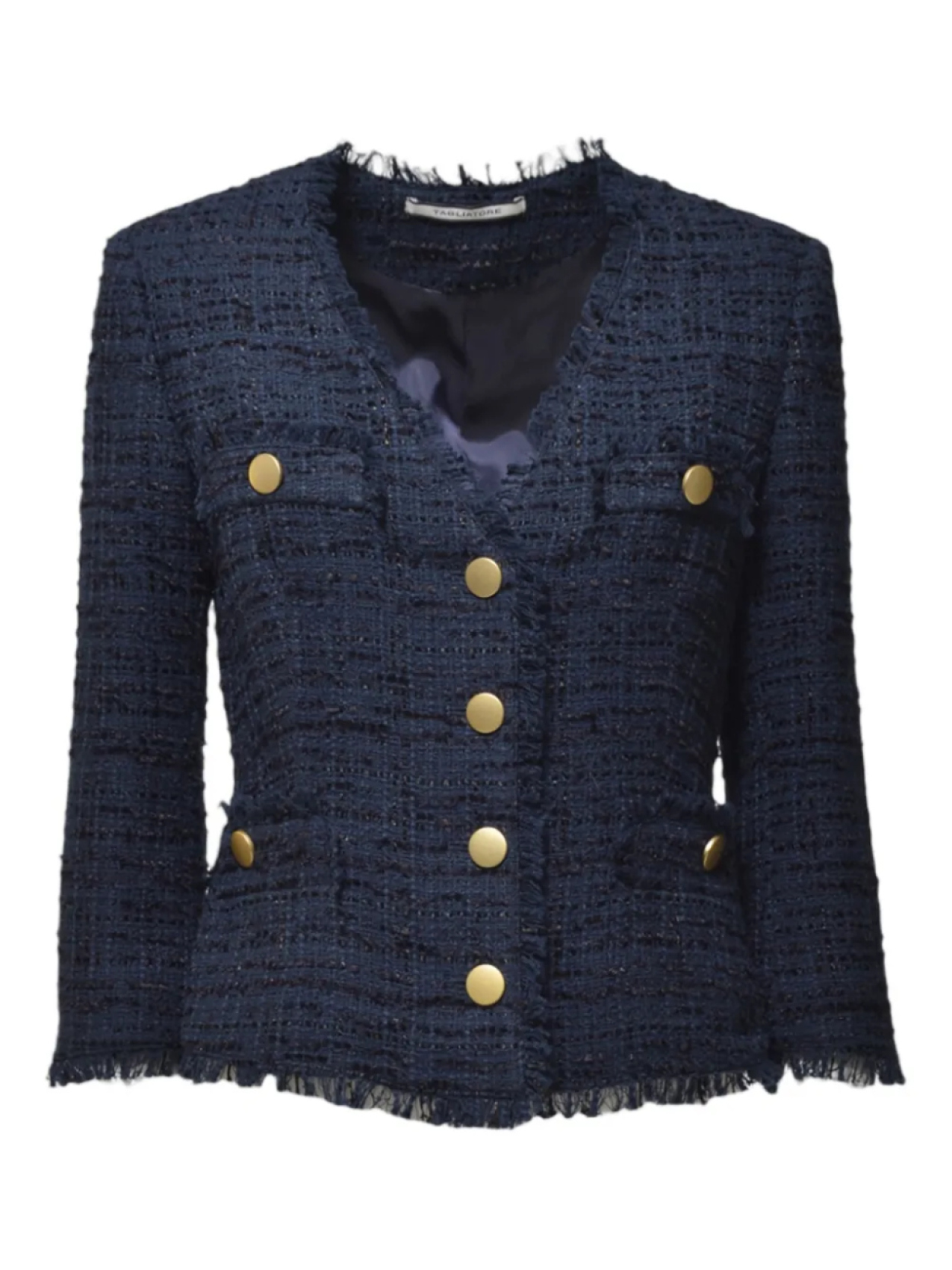 

Пиджак из твида Tagliatore, синий