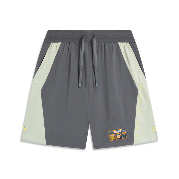 

Мужские повседневные шорты LiNing Badfive, цвет «черный с лаймовой потертостью»