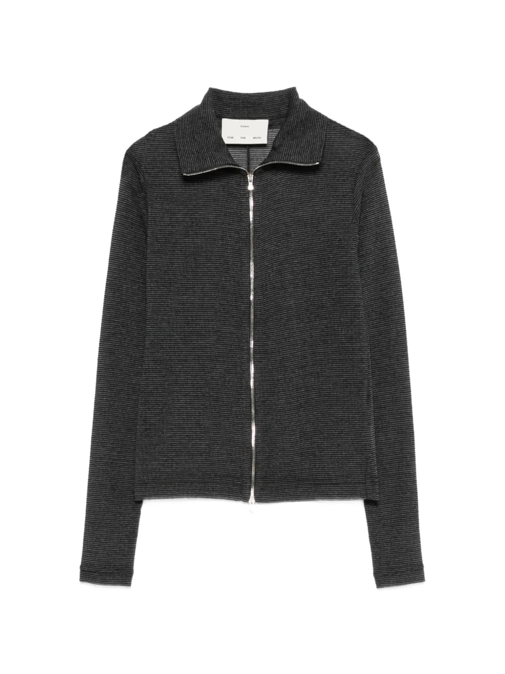 

Вязаный свитер на молнии Song For The Mute, серый