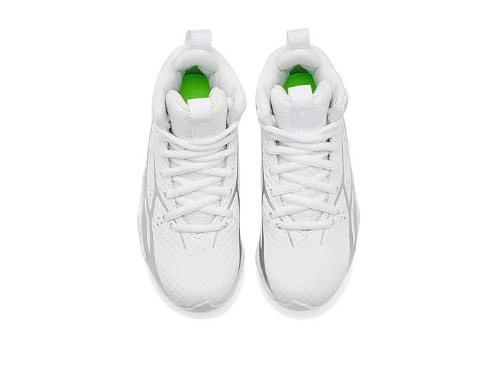 Кроссовки футбольные Spotlight Hammer Jr RM Under Armour Kids, White/Metallic Silver/Metallic Silver — фото 3