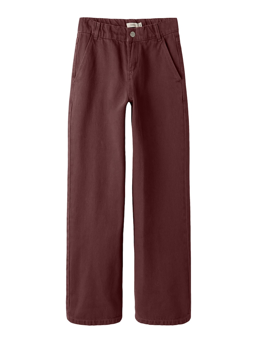 

Джинсы с широкими штанинами NAME IT, каштаново-коричневый