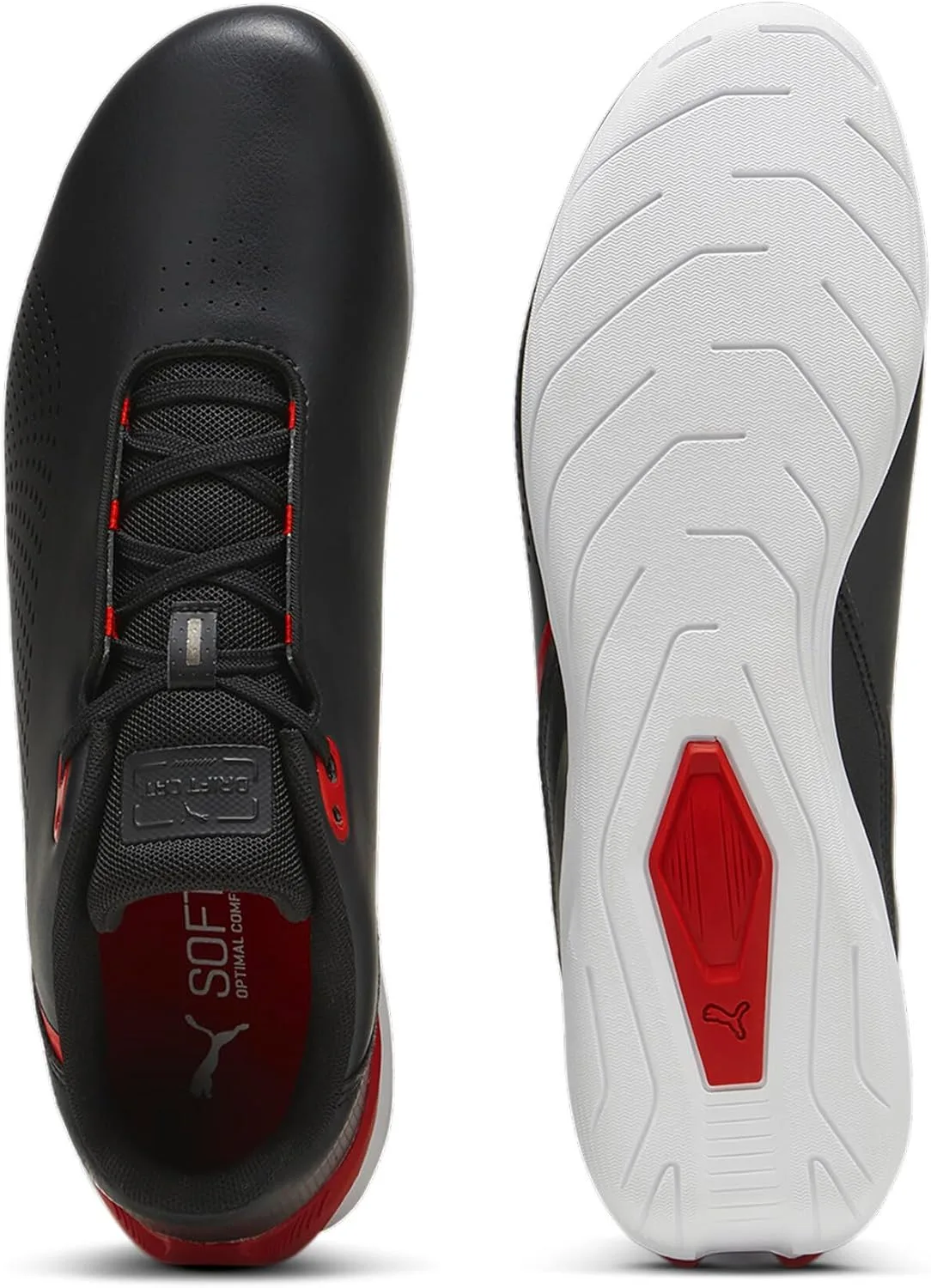 Мужские кроссовки PUMA Ferrari Drift Cat Decima, белый/черный — фото 4