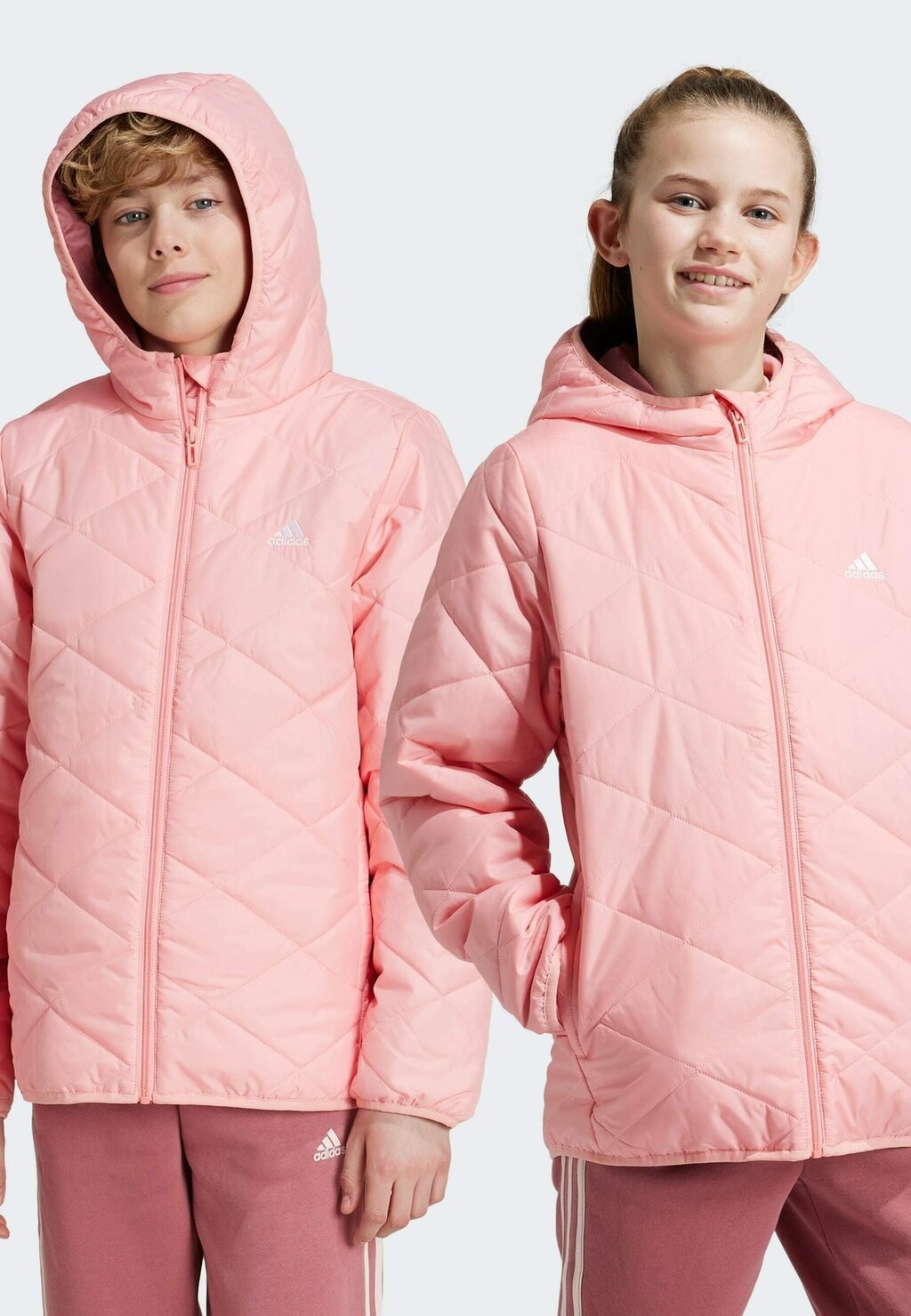 

Зимняя куртка LIGHT PADDED adidas, розовый