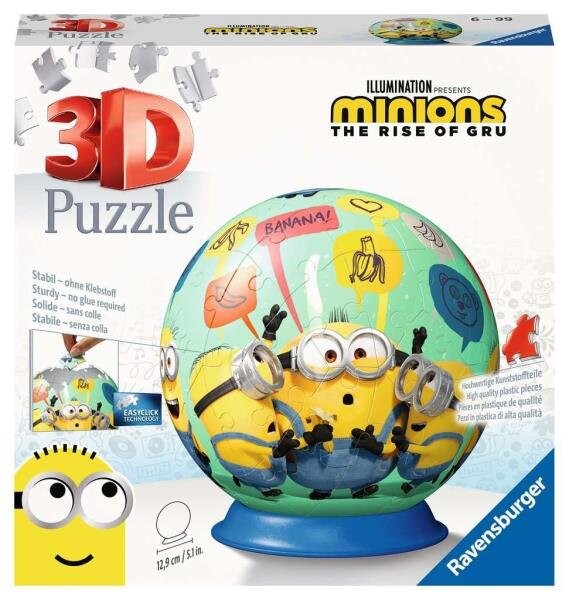 

Ravensburger, 3D Пазл, Миньоны, 73 шт.
