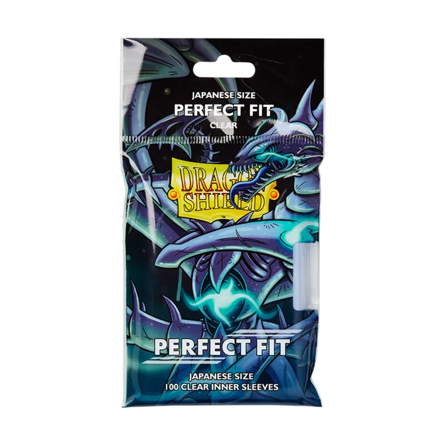 

Японские рукава Perfect Fit — с верхней загрузкой, прозрачные (100), Dragon Shield - Card Sleeves - Japanese