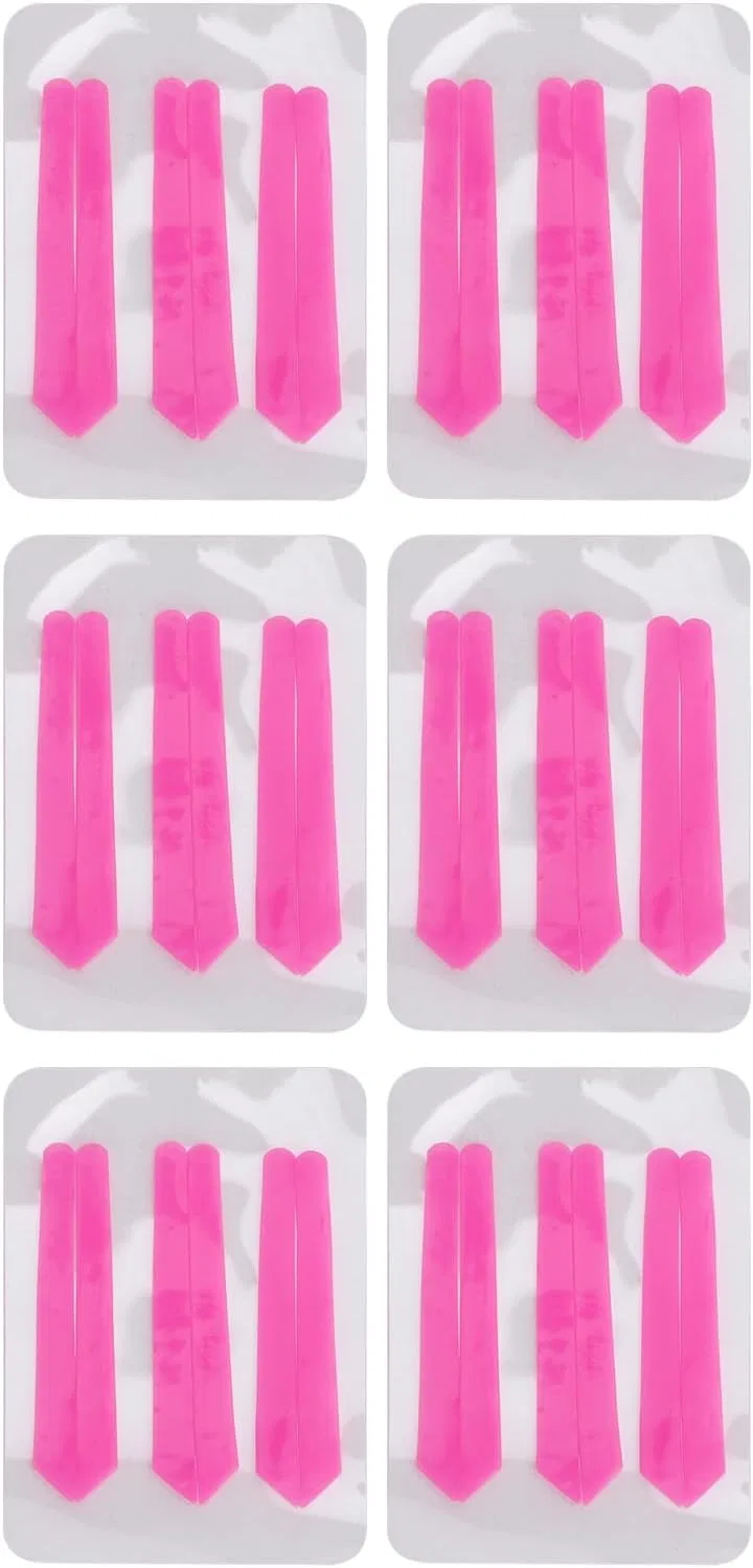 Набор силиконовых лент для ламинирования ресниц, 6 шт, Generic, Rose Red