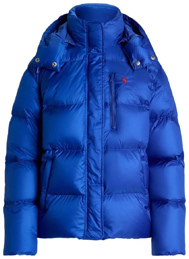 

Утепленное пальто Polo Ralph Lauren из нейлона и тафты, синий