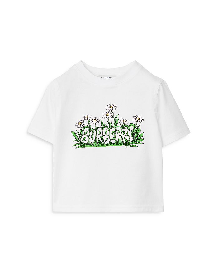 

Футболка с логотипом Cedar Daisy - для малышей и детей младшего возраста Burberry, белый