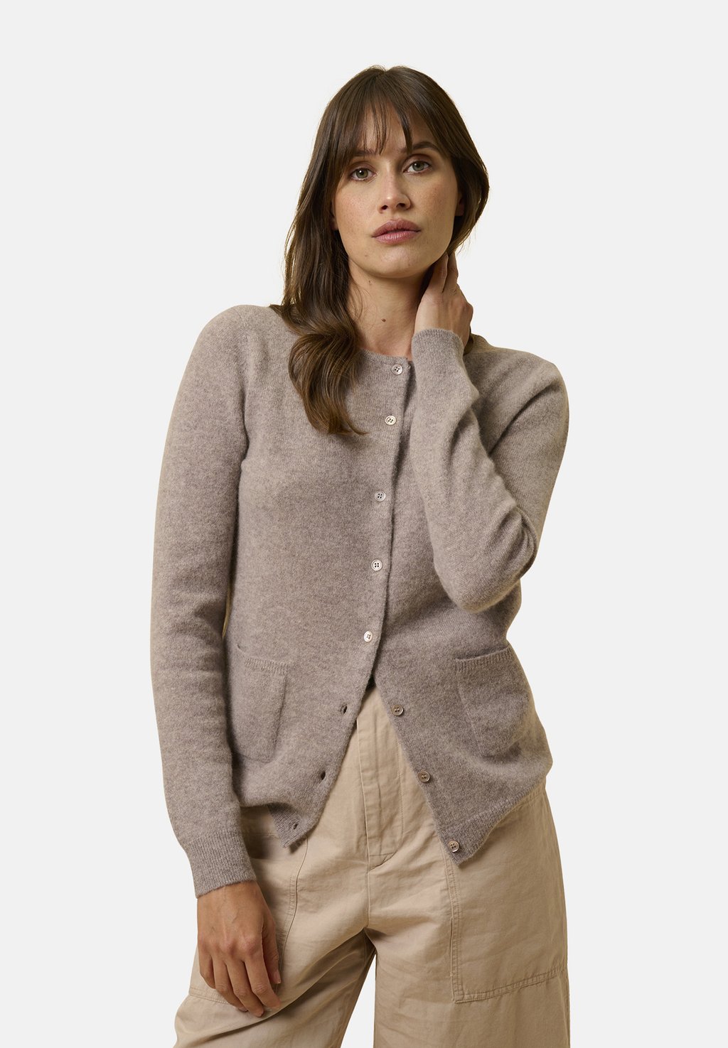 

Кардиган Just Cashmere, коричневый
