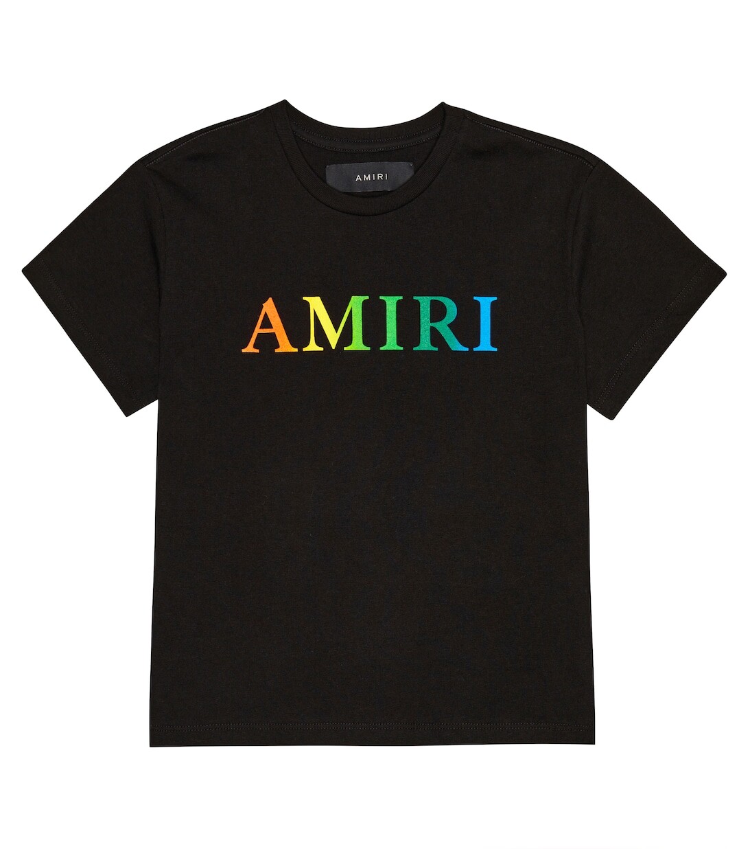 

Хлопковая футболка с логотипом Amiri, черный