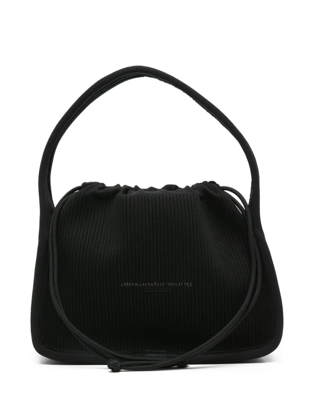 

Малая ребристая сумка-тоут Ryan Alexander Wang, черный