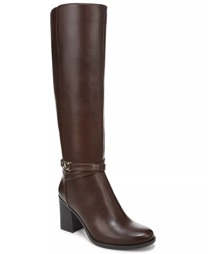 Женские сапоги Jane Extra Wide Calf Zip Tall Naturalizer, коричневый