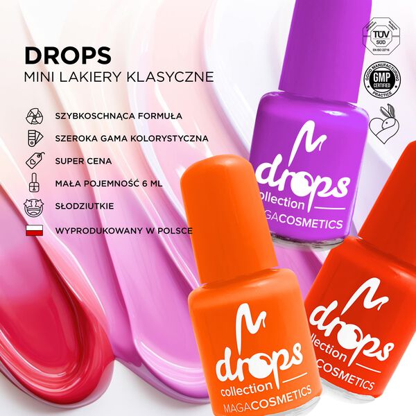 Набор: лак для ногтей instaqueen v.01, 6х6 мл. Maga Cosmetics Teen drops — фото 2