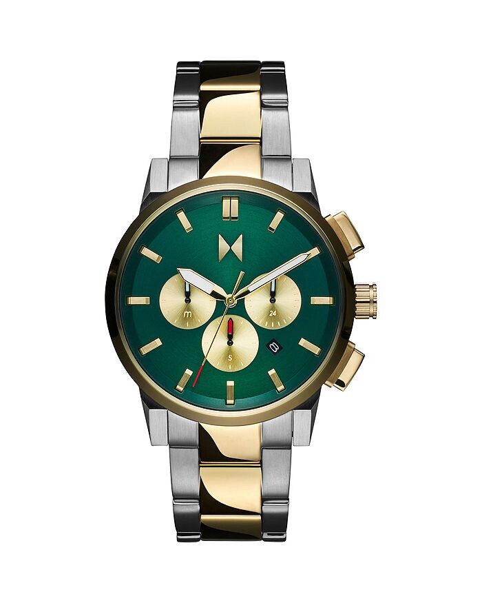 

Часы MVMT Chrono II, 44 мм, зеленый