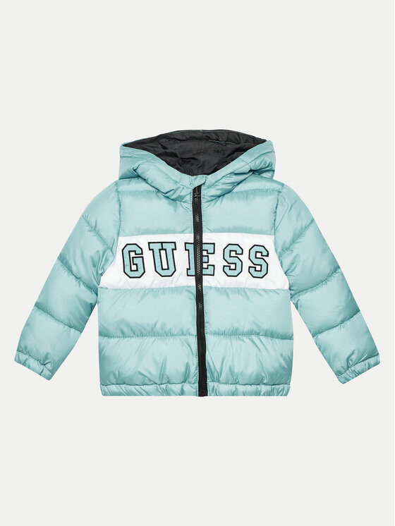 

Пуховик regular fit Guess, синий