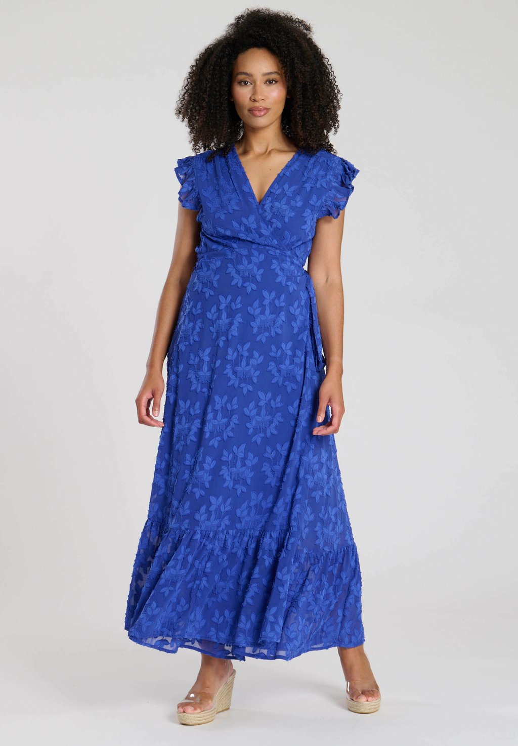 

Повседневное платье WRAP SHORT SLEEVE MAXI South Beach, синий