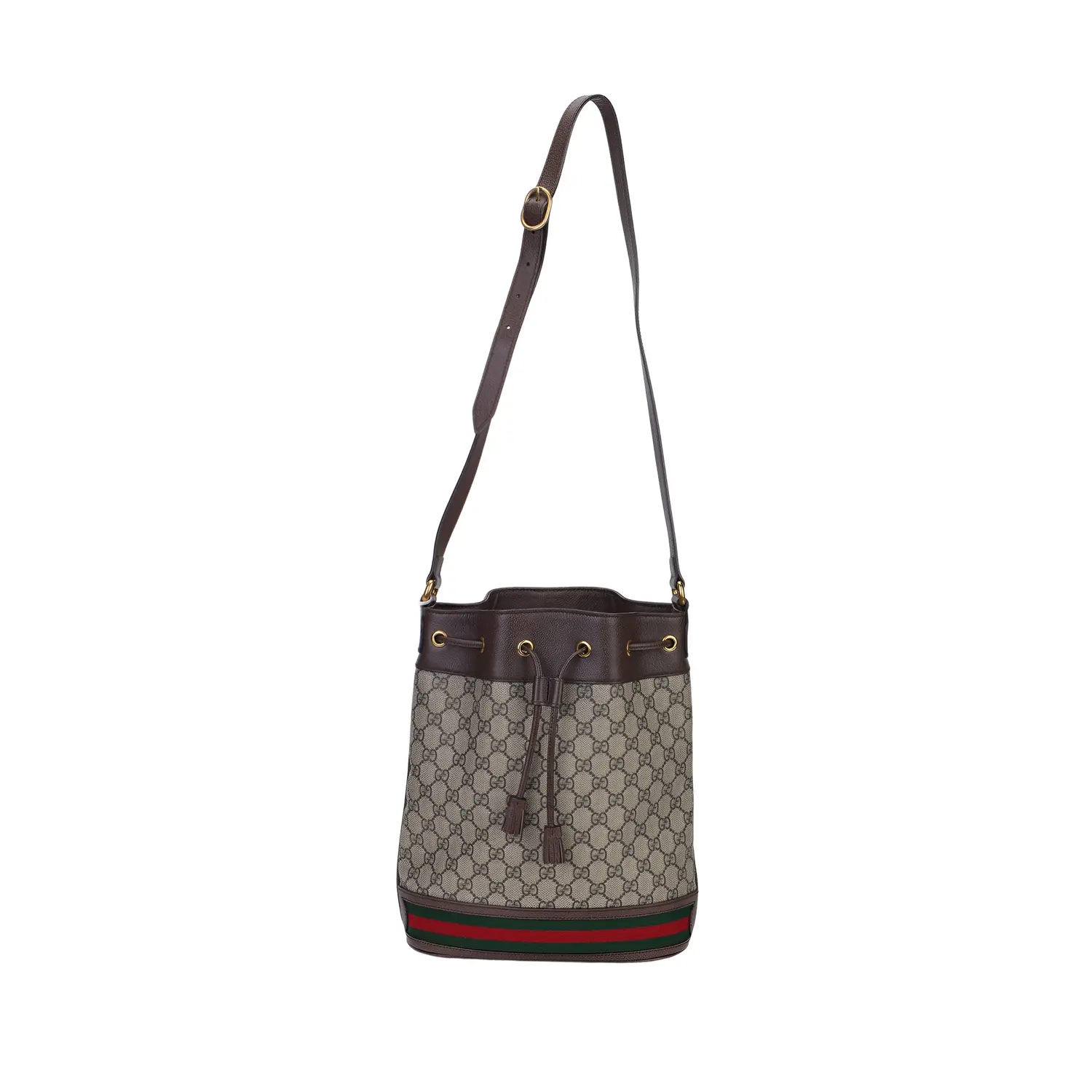 

GUCCI Сумка через плечо Ophidia Canvas With Leather Bucket