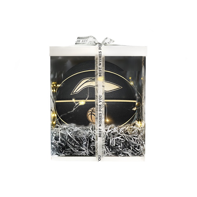 

LINING Баскетбольный мяч PU Black Gold размер 7 для тренировок и соревнований unisex