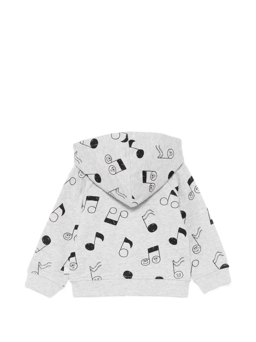 Худи с принтом Garphic Stella Mccartney Kids, серый — фото 2